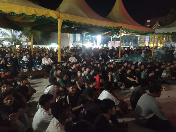 Perkuat Kebersamaan, Pemkab Rohil Gelar Nobar Piala Dunia Bersama Masyarakat