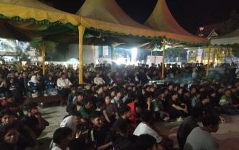 Perkuat Kebersamaan, Pemkab Rohil Gelar Nobar Piala Dunia Bersama Masyarakat  