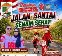 Semarak HUT RI ke-81, Desa Pulau Muda Pelalawan Akan Gelar Jalan Santai Dengan Doorprize Menggiurkan